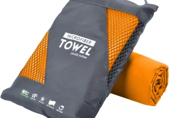 Rainleaf Microfiber Towel Perfect Travel & Gym & Camping Towel. Quick Dry - Super Absorbent - Ultra Compact - Lightweight. Suitable for Trip, Beach, Shower, Backpacking, Pool
