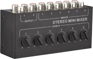 Mini Stereo 6 Channel Passive Mixer RCA Portable Audio Mixer 6 in 2 Out Stereo Distributor Volume Control No Battery Required


Mini Stereo 6 Channel Passive Mixer RCA Portable Audio Mixer 6 in 2 Out Stereo Distributor Volume Control No Battery Required