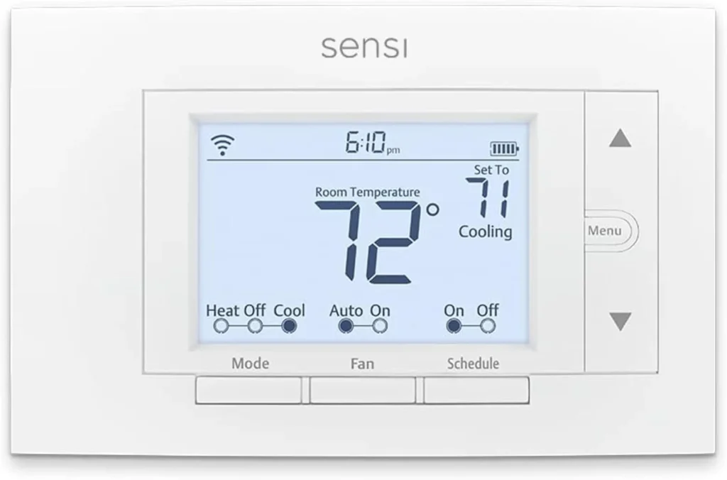 Sensi Smart Thermostat, Wi-Fi, DIY, Alexa, Energy Star Certified, ST55