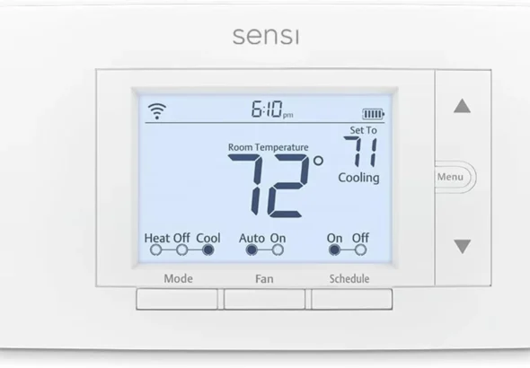 Sensi Smart Thermostat, Wi-Fi, DIY, Alexa, Energy Star Certified, ST55