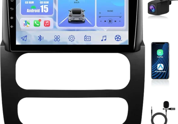 Android 15 Car Stereo Radio for Dodge Ram 1500 2500 3500 2002 2003 2004 2005: 9 Inch Touchscreen for Ram 1500 Radio, Wireless/Wire Carplay&Android Auto,Bluetooth,5G WiFi,GPS,SWC,Backup Camera,4+64G