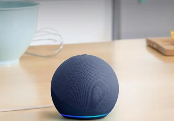 Amazon Echo Dot (newest model) - Vibrant sounding speaker, Designed for Alexa+, Great for bedrooms, dining rooms and offices, Deep Sea Blue