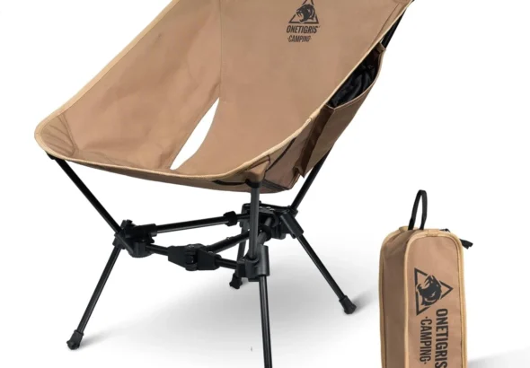 ONETIGRIS Tigerblade Camping Chair, Lightweight Folding Backpacking Hiking Chair, Compact Portable 330 lbs Capacity