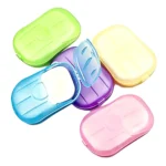 Disposable Soap Sheets Paper 5 Boxes Hand Cleaner Fragrance Mini Soap Paper for school Indoor, Outdoor, Travel, Camping HikingPaper SoapTravel Soap,Foot and Hand Care