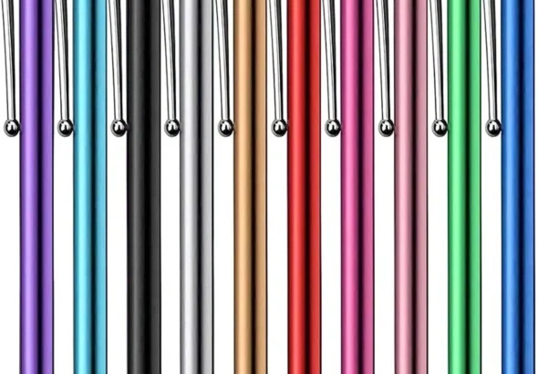Stylus Pen [10 Pack] Universal Capacitive Touch Screen Pens for Tablets, iPad mini, iPad Pro, iPad Air, Smartphones, Samsung Galaxy - Multiple Colors
