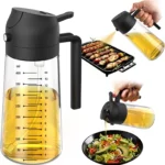 TrendPlain 16oz/470ml Glass Olive Oil Sprayer for Cooking