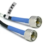 Extreme Consumer Products ECP Cable Experts RG-8X Coax Cable - 50 FT PL259 M/M Connectors - Heavy Duty Indoor/Outdoor Weatherproof Jumper Cables - CB, Ham Radio, Short Wave Radio - HF, VHF, UHF
