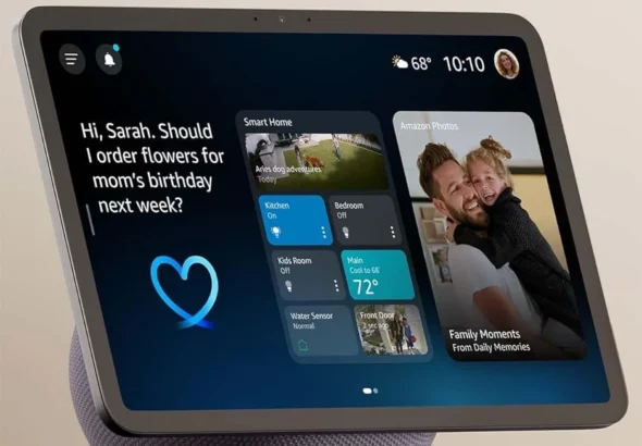Amazon Echo Show 11 (newest model), Vibrant Full-HD 11" display with more viewing area and spatial audio, Designed for Alexa+, Graphite