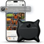 Looki L1 AI Multimodal Wearable for Life, 32g Lightweight Hands-Free Action Lifelogging Device with 1080P Video, 3 Mics, AI Vlogs & Comics, Proactive Intelligence, 32GB Privacy-First Storage (Black)