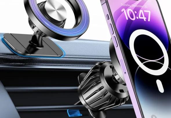 Kaistyle for Magsafe Car MountStrong MagnetsMagnetic Phone Holder for Car Phone Holder Mount Dash Mounted Holders Phone Holders for Your Car Accessories for Women Men for iPhone 17 Pro Max 16 15 14