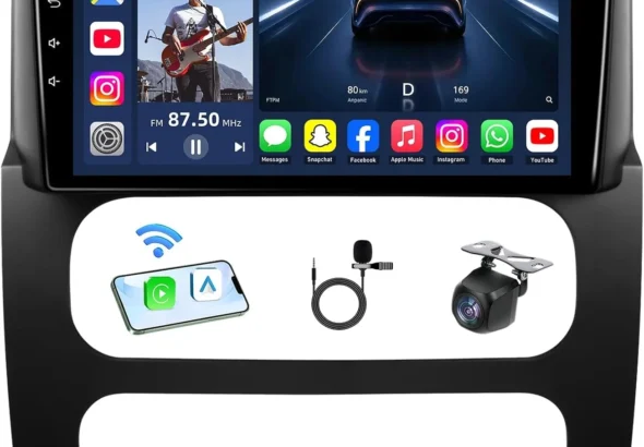 4 + 64GB ROM Car Stereo Radio for Dodge Ram 1500 2500 3500 2002 2003 2004 2005: 9 Inch 1280x800 IPS Touchscreen Upgrade Wireless CarPlay Android Auto Bluetooth 5G WiFi GPS FM Backup Camera