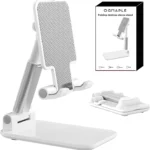 Phone Stand for Desk Cell Phone Holder Stands for iPhones | Mini, Cute, Portable, Fully Foldable, Under 8" Devices, All Smart phones, Office Accessories
