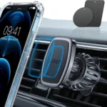 LISEN Magnetic Phone Holder for Car, Car Phone Holder Magnetic with Upgraded Clip & Ultra 6 Strong Magnets, Magnetic Car Phone Mount Magnet for Car Automobile Cradles, Soporte de Telefono para carro