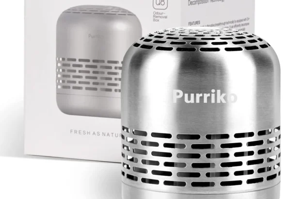 Purriko Refrigerator Deodorizer,Lasts up to 10 Years,Refrigerator Odor Eliminator,Fridge Deodorizer,More Effective Than Baking Soda Bamboo Air Purifying Bags