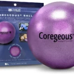 Tune Up Fitness  Coregeous Ball | Psoas Release Tool, Abdominal, Belly & Lower Back Release | Core Ball, Exercise Ball for Low Back, Stress & Digestive Relief, Improved Breathing & Sleep (Iris)