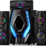 Bobtot Home Theater Systems Surround Sound Speakers - 1200 Watts 10 inch Subwoofer 5.1/2.1 Channel Audio Stereo System with ARC Optical Bluetooth Input for 4K TV Ultra HD AV DVD FM Radio USB