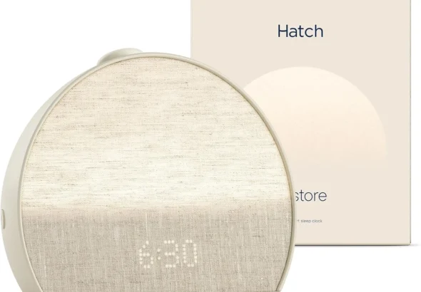 Hatch Restore 3 | Sunrise Alarm Clock, Smart Light, Sleep Audio (Putty) | White Noise Machine & Sunrise Alarm Light, 80+ Sleep Sounds, Screen-Free Bedtime Routine with Meditations via Hatch Sleep App