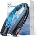 Portable Neck Fan, 6000mAh Personal Fan, 360 Cooling Rechargeable Wearable Fan, 6 Speeds Adjustable Hands-Free Fans for Travel, Outdoor, Office, Ideal Summer Gifts