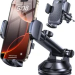 Romuto Phone Holders for Your Car Phone Holder MountSuper SuctionCell Phone Holder for Car Accessories for Women Men360 AdjustableSuction Phone Mount for Car, Window, Bathroom for iPhone Samsung