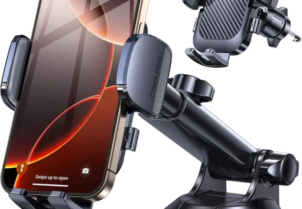 Romuto Phone Holders for Your Car Phone Holder MountSuper SuctionCell Phone Holder for Car Accessories for Women Men360 AdjustableSuction Phone Mount for Car, Window, Bathroom for iPhone Samsung