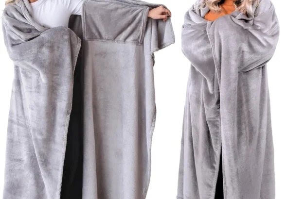 Super Blanky Wearable Blankets for Women & Men, Graduation Day Gift for Her, Cozy Gifts for Women, Wife Birthday Gifts Ideas