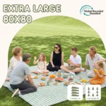 Genovega Waterproof Picnic Blanket Beach Outdoor Camping Mat Rug Extra Large Foldable Cute Big Travel Essential Accessories Gift Park Patio Lawn Garden Grass Play Music Festival Concert Must Have