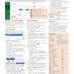 Microsoft 365 (Office 365) Essentials Quick Reference Guide - Windows Version (Cheat Sheet of Instructions, Tips & Shortcuts - Laminated Card)