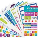 Essentials Health & Fitness Planner Stickers (Set of 325 Stickers)