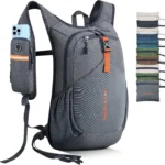 BECOJADDE 20L Small Hiking Backpack for Men Women Foldable Packable Back Pack Ultralight Hiking Daypack for Travel Camping Outdoor, Gray