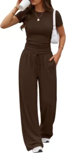 Trendy Queen Women's Matching Lounge Set with Pockets
