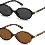 Vintage 90s Y2K Oval Sunglasses for Women
