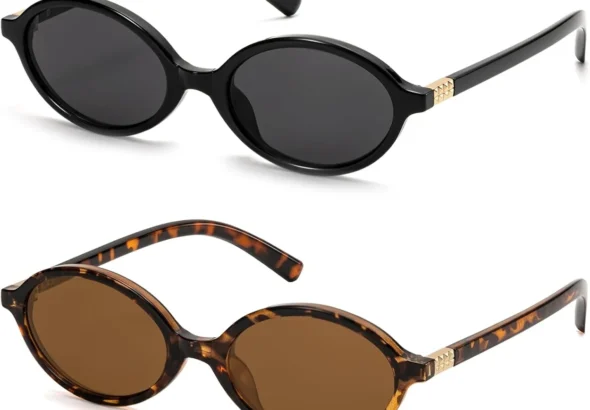 Vintage 90s Y2K Oval Sunglasses for Women