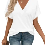Women's V-Neck Short Sleeve T