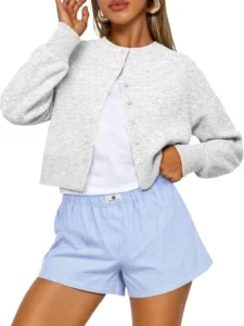 Chic Cropped Cardigan Sweaters for Women – 2026 Fall Fashion Essential