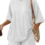 Summer Matching Lounge Set for Women with Pockets