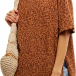 Tankaneo Women's Loose Fit Summer Casual Short Sleeve Oversized T