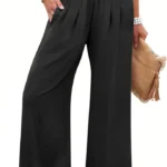 ANRABESS Women's High Waist Wide Leg Palazzo Pants with Pockets