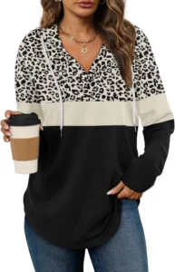 Bofell Women's Oversized Hoodie Pullover Sweatshirt Long Sleeve Loose Fit Fashion Top