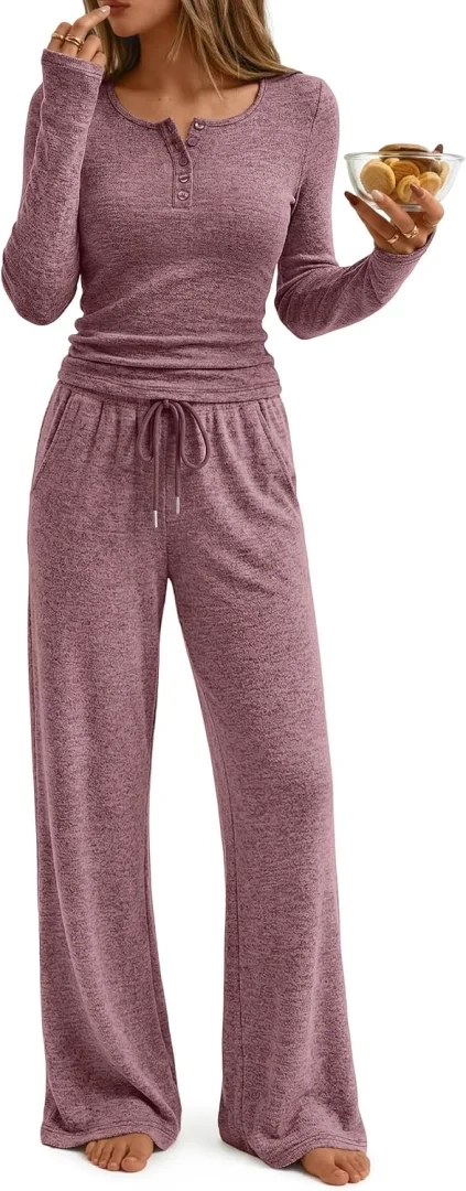 Trendy Queen Women's Fall 2026 Matching Lounge Sets 2 Piece Fashion Outfits